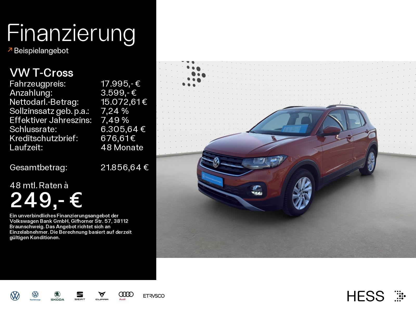 Volkswagen T-Cross 1.0 l TSI Life*ACC*SHZ*Klima*Allwetter