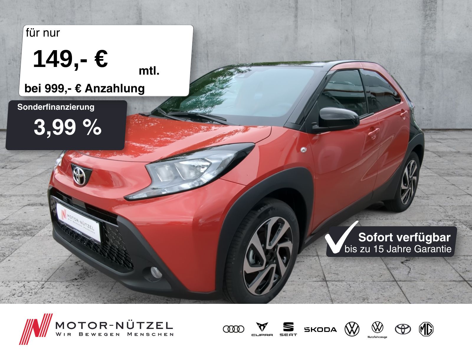 Toyota Aygo X 1.0 CVT Teamplayer APP+ACC+SHZ+RFK+DAB
