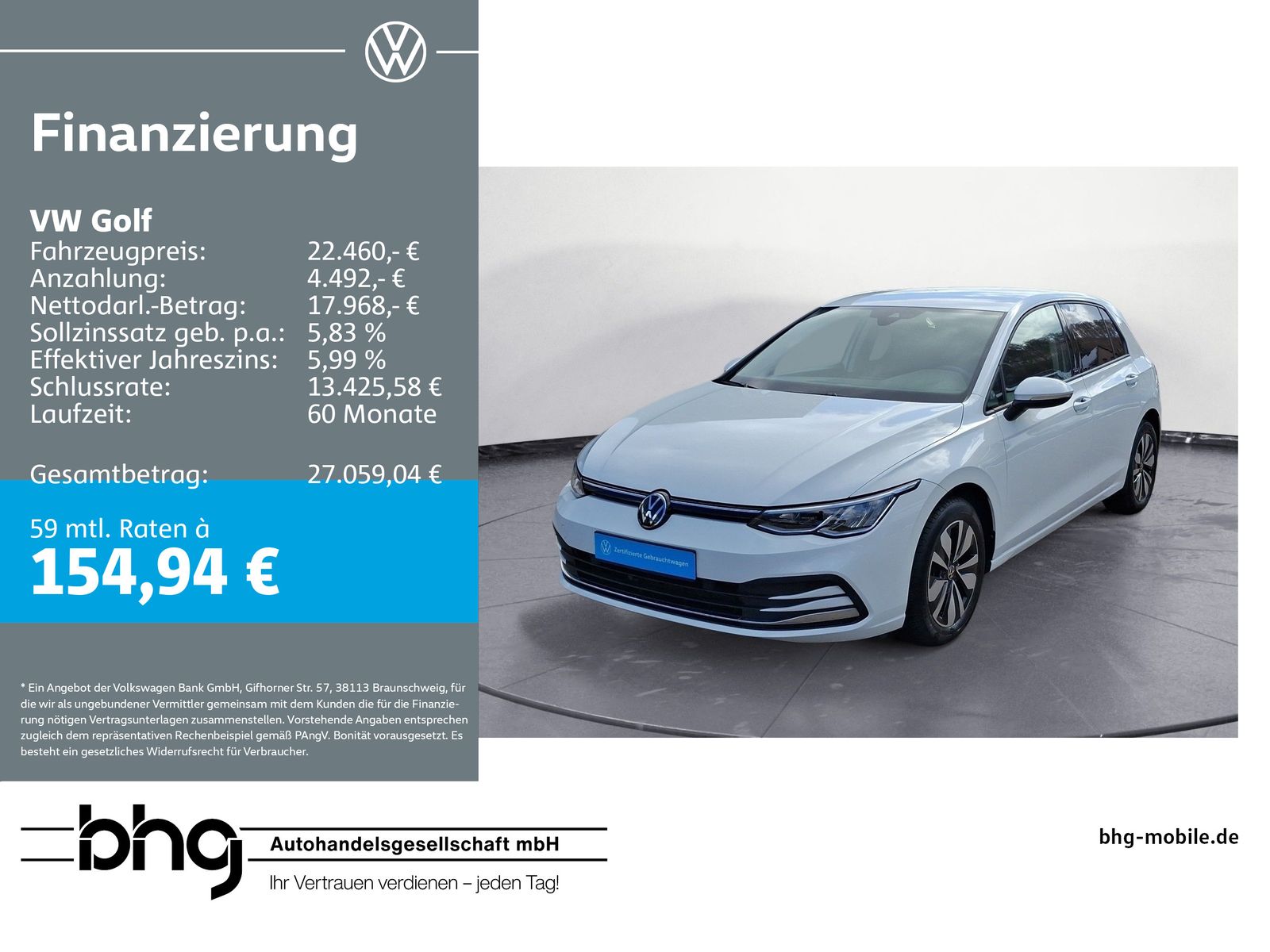 Volkswagen Golf 1.0 eTSI OPF DSG Move