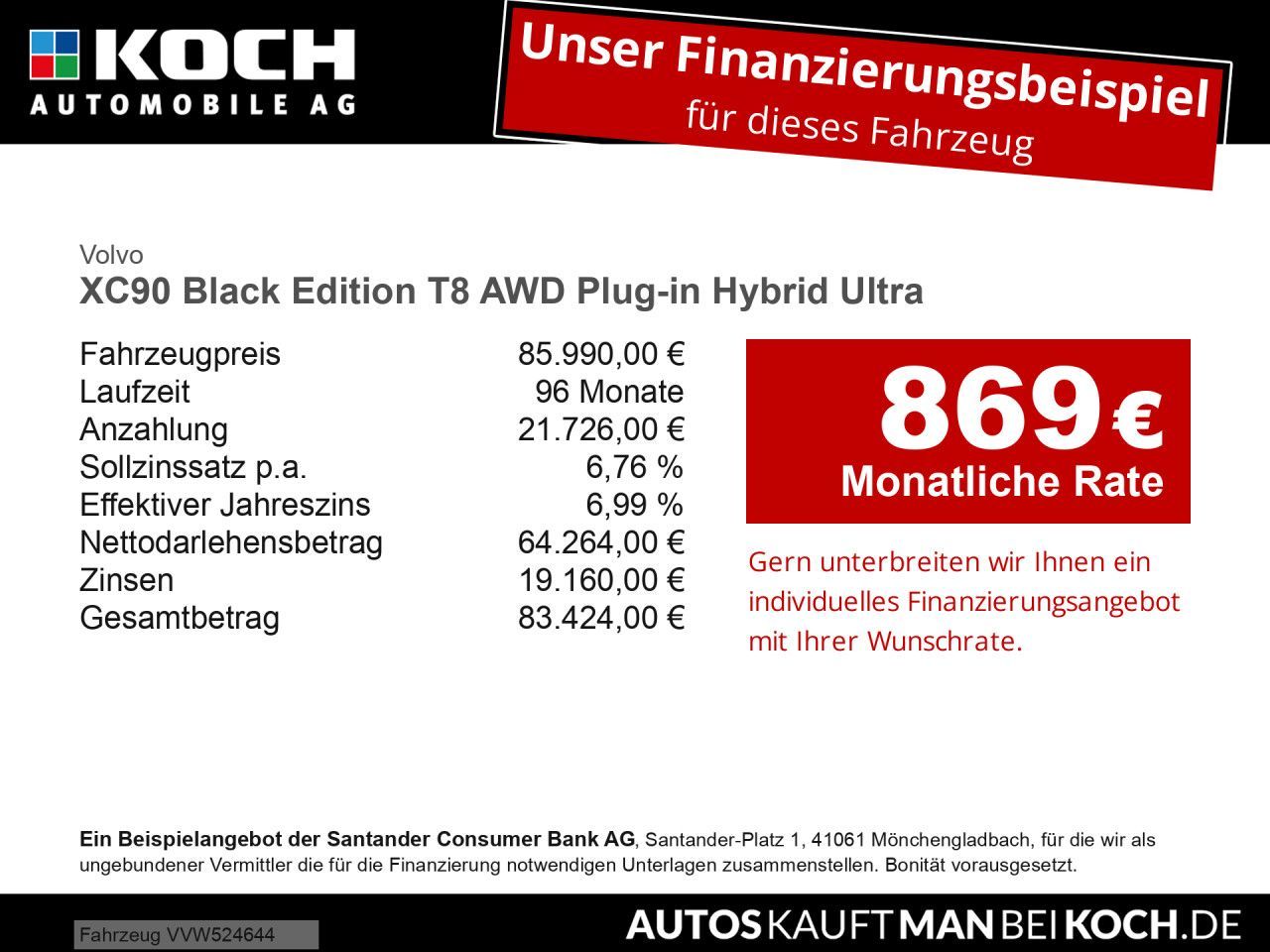Volvo XC90 Black Edition T8 AWD Plug-in Hybrid Ultra imagem 2