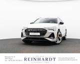 Audi E-TRON 55 2x S LINE BLACK 22Z./ACC/PANO/KAM./SHZ - mit Elektro-Antrieb: Beige, Abstandswarner, mit Klimaautomatik