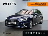 Audi A4 Avant 40 TFSI Qu S-line*AHK*NAVI*DIGI*HUD*CAM - Audi A4: Blau, Teilleder
