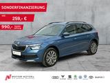 Skoda Kamiq 1.5 TSI DSG CLEVER LED+APP+SHZ+AHK+RFK+17" - blaue Skoda Kamiq