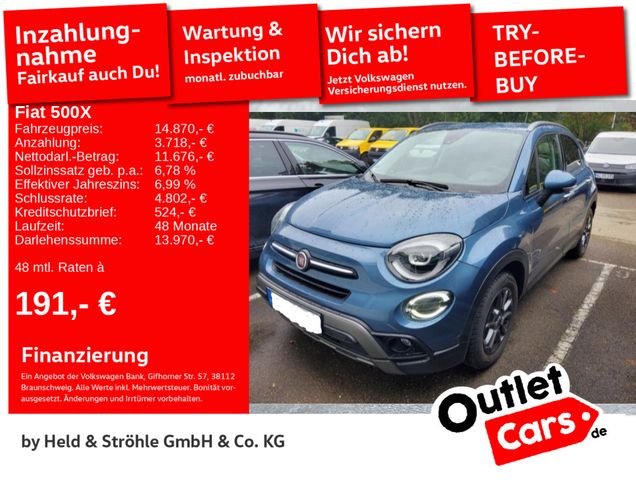 Fiat 500X CROSS 1.0 NAV KAM PDC SHZ APP NSW ALU17"