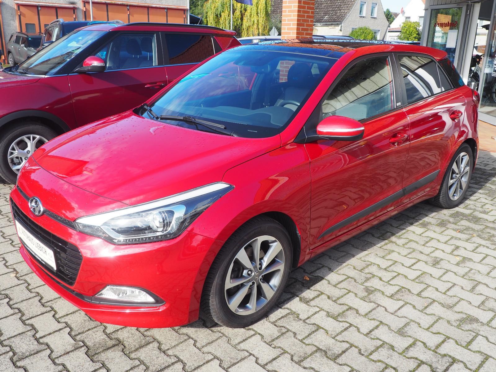 Hyundai i20 blue Passion