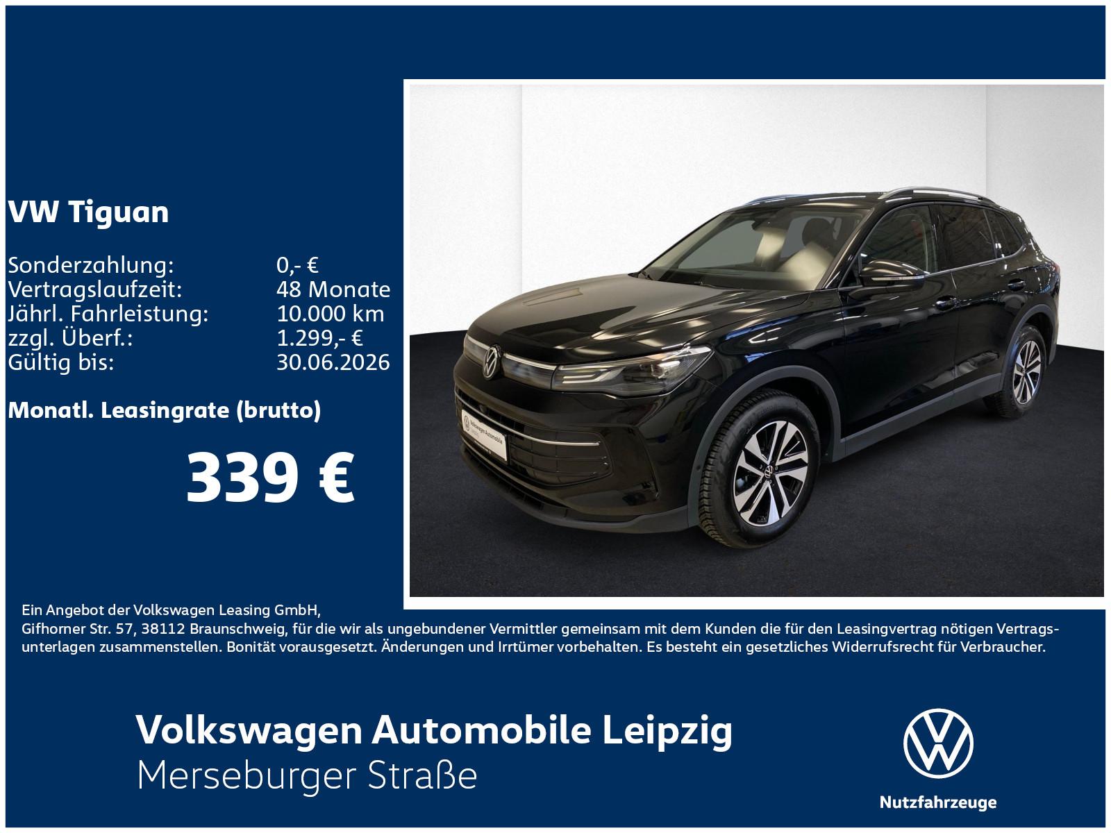 Volkswagen Tiguan ENERGY eTSI 110kW DSG Preisvorteil 10454€