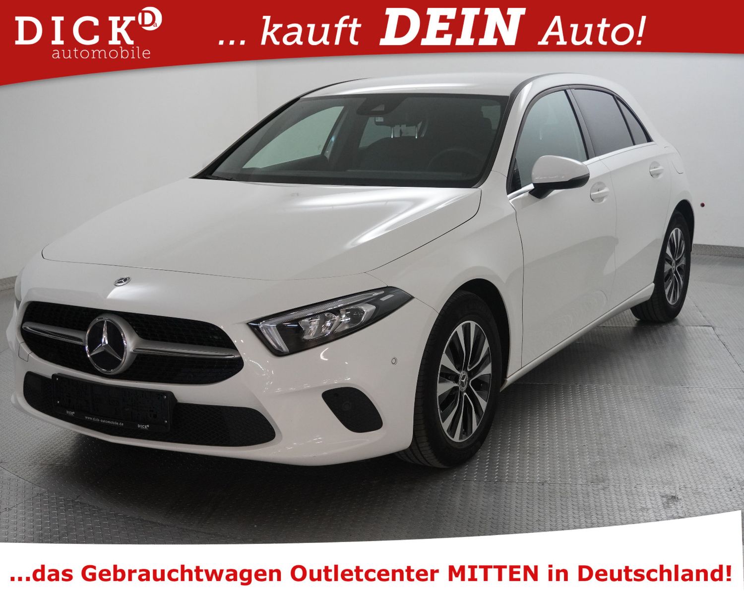 Fahrzeugabbildung Mercedes-Benz A180d 8G Advanc NAV+LEDER+SHZ+AHK+VIRTU+LED+TEMP
