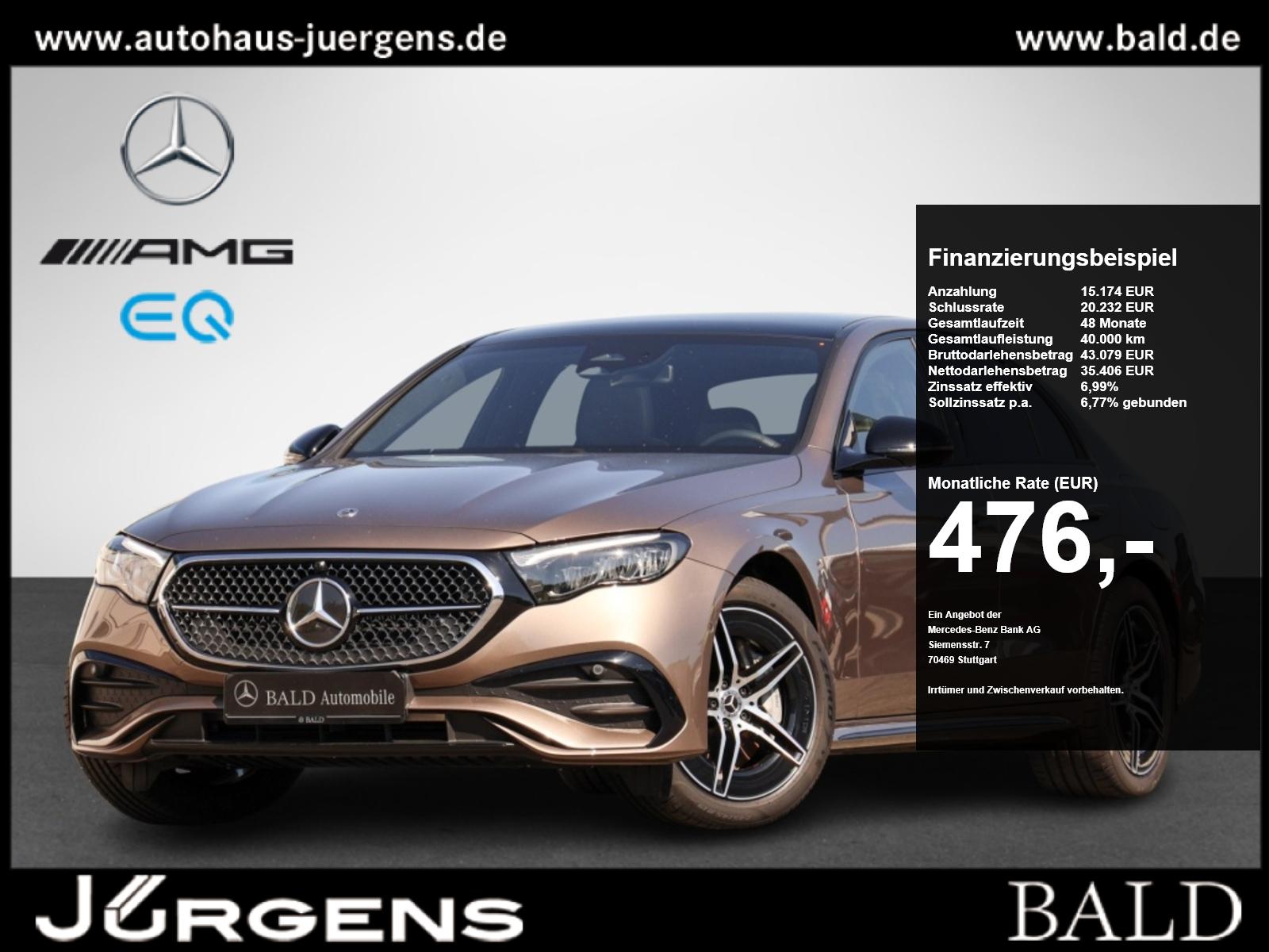 Mercedes-Benz E 300 de AMG-Sport/Pano/Leder/Burm/Night/Dist/19