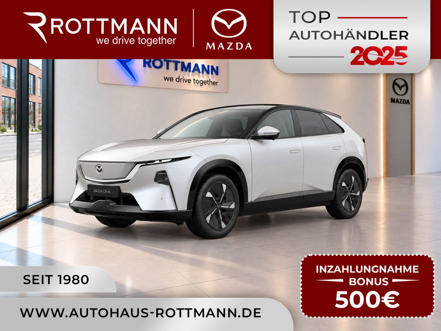 Mazda CX-6e EV 258ps TAKUMI Leder-W ACC 360° Panorama
