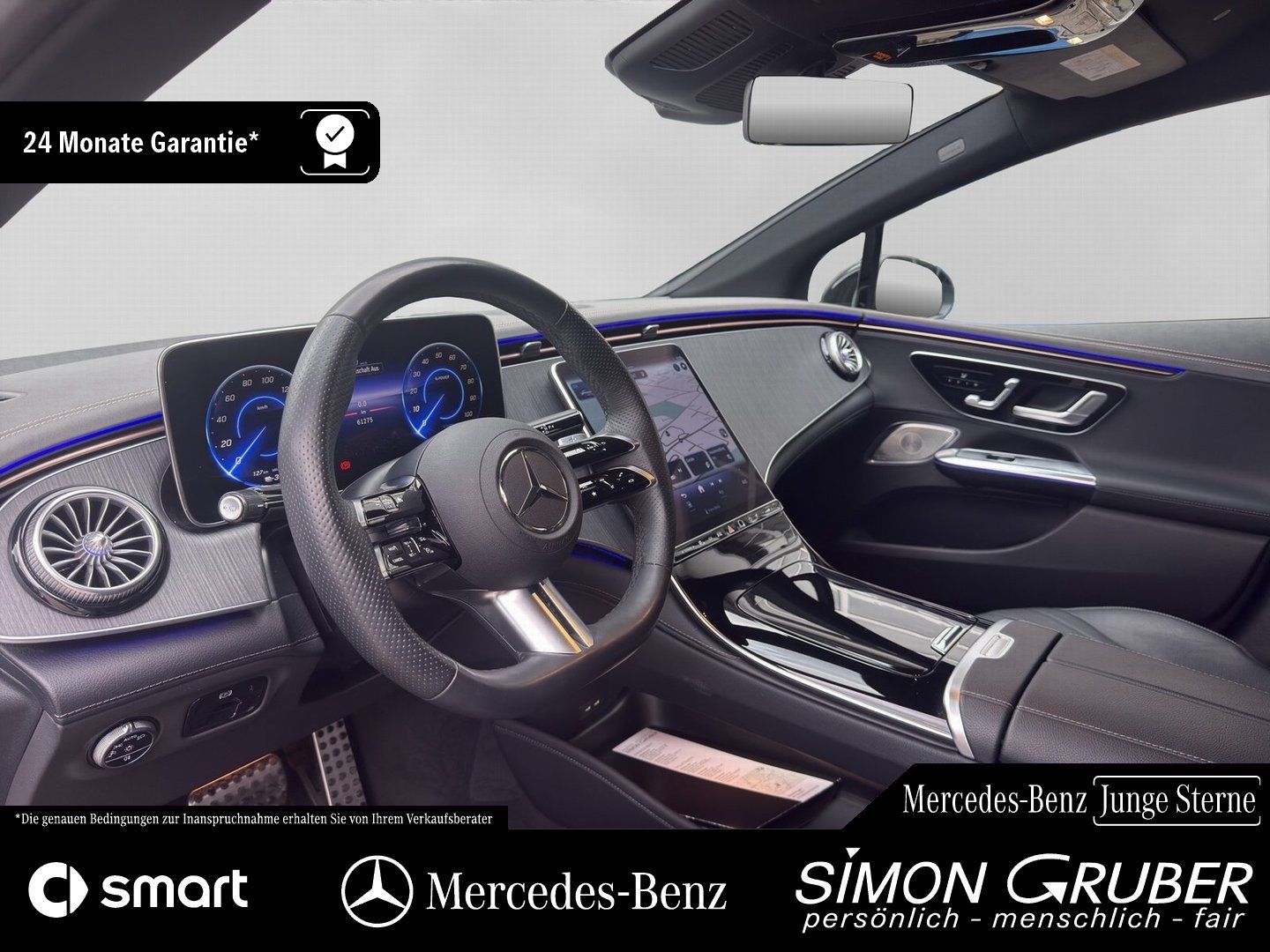 Fahrzeugabbildung Mercedes-Benz EQE 350 Edition AMG AHK WP Burm DigiL Mod 2024