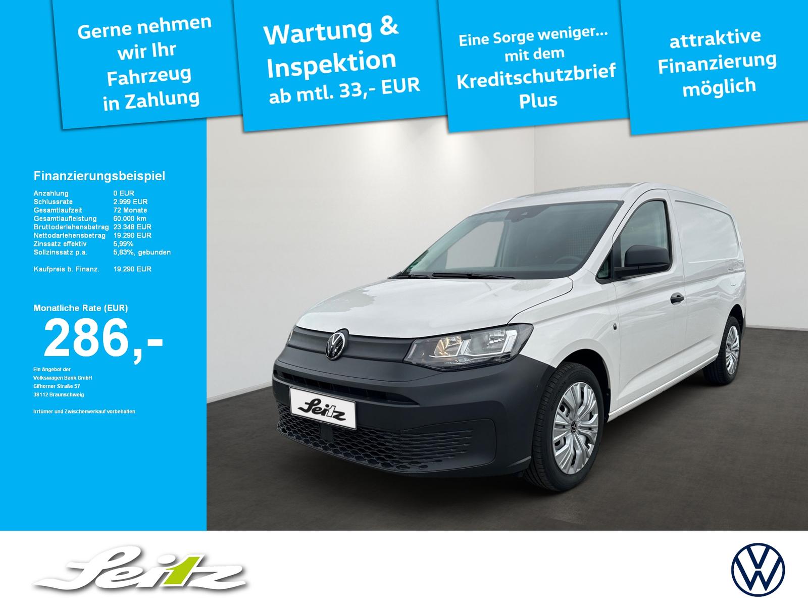 Volkswagen Caddy Maxi Cargo 2.0 TDI *PARKSENSOR*SITZHZG*TEM