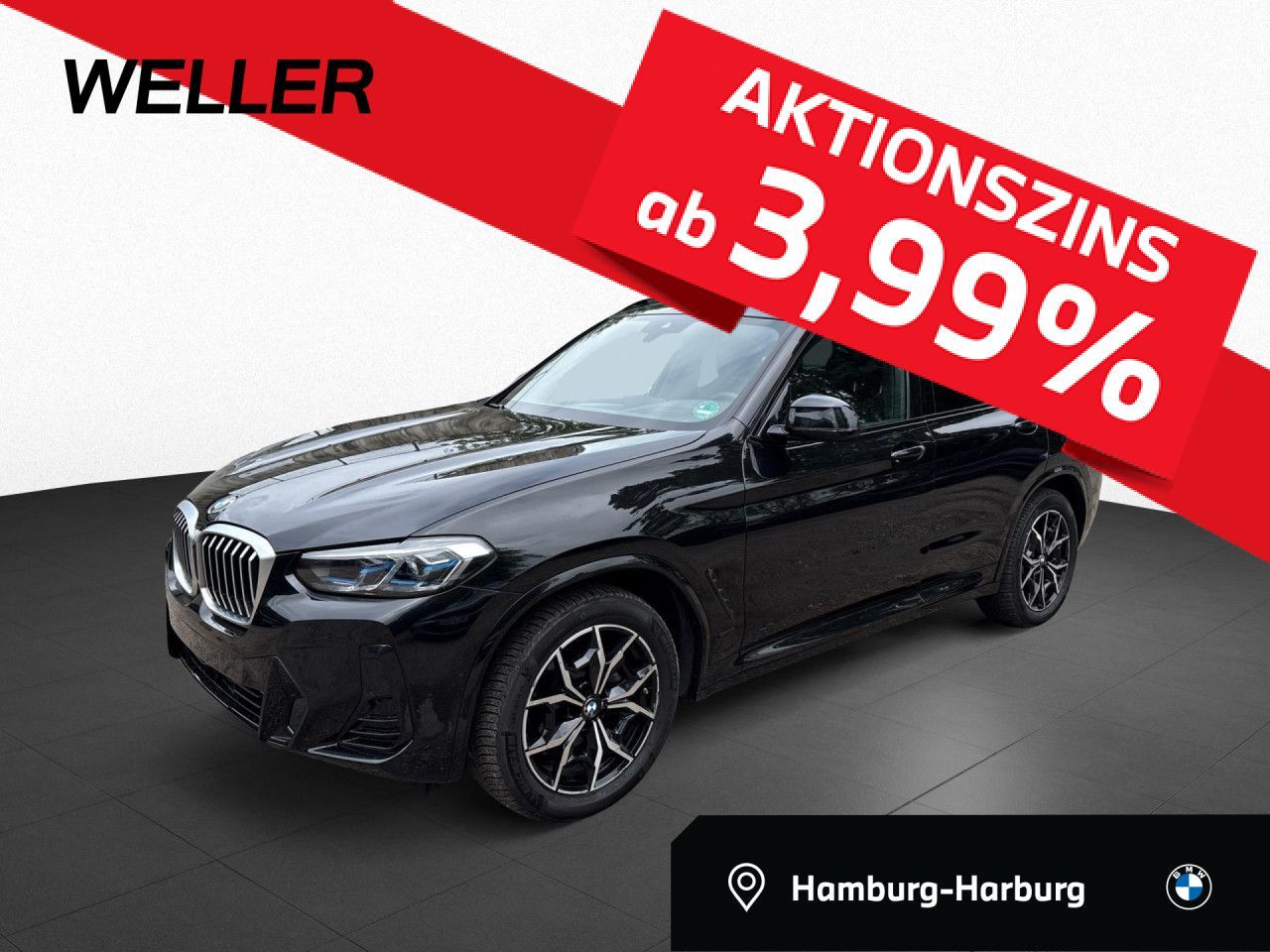 BMW X3 xDr 20iA M SPORT LivePr,St+Go,Laser,AHK,Pano