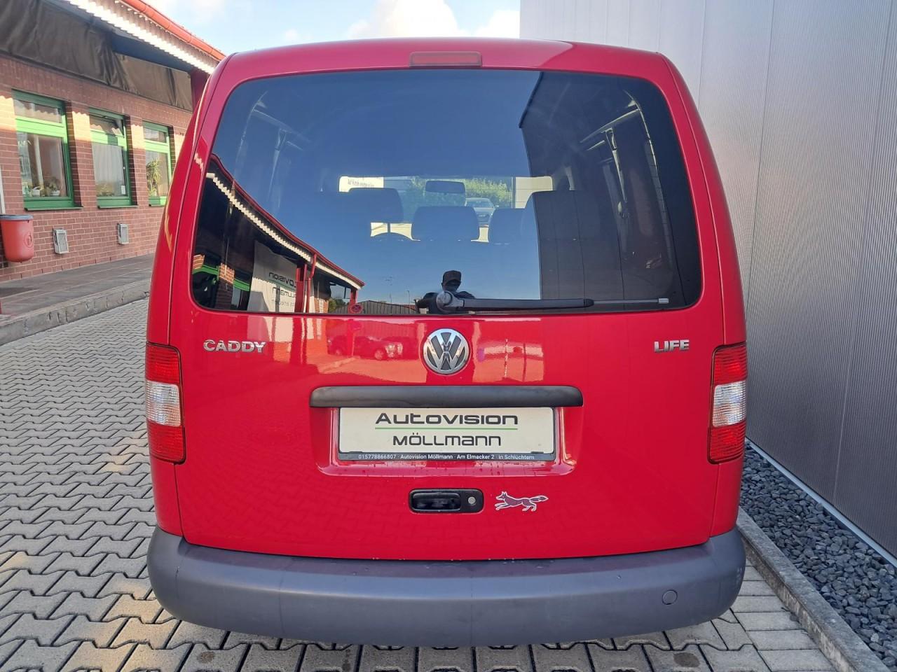 Volkswagen Caddy Life 102PS NAVI KLIMA EL. FH ZV M. FB NSW