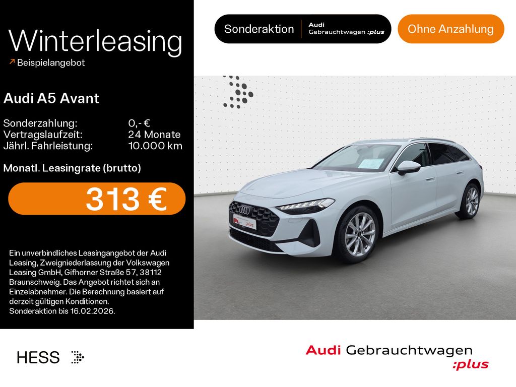 A5 Avant TDI*B&O*KAMERA*HUD*18ZOLL*LEDER*NAVI*SH
