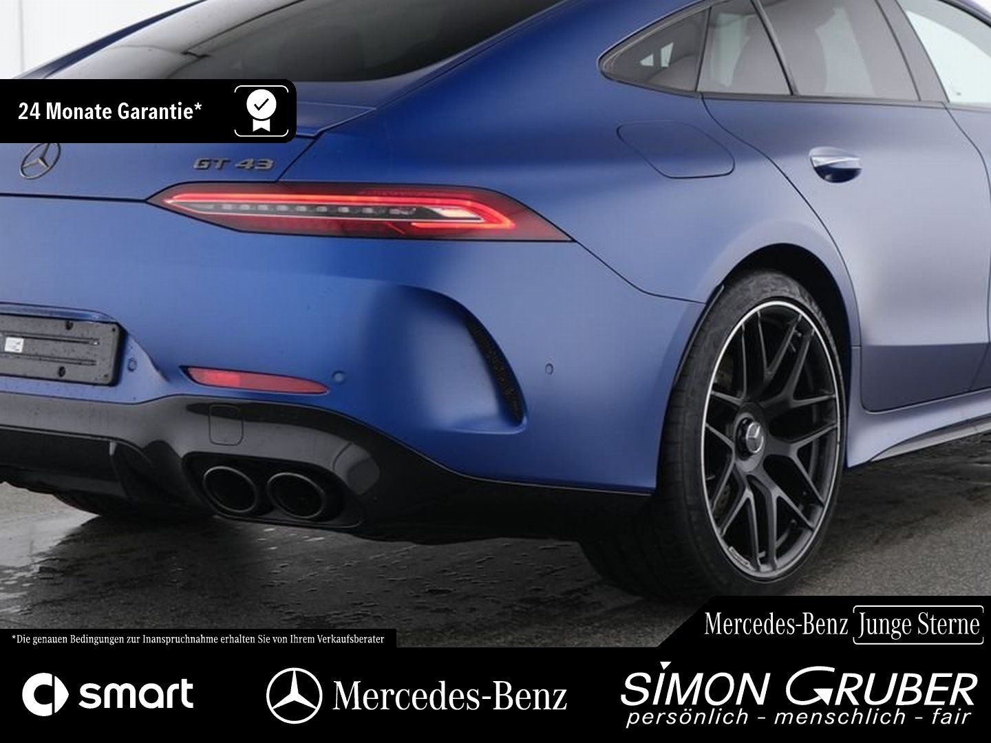 Fahrzeugabbildung Mercedes-Benz GT 43 4M+ AMG V8Style magno Pano Nappa HUD AHK