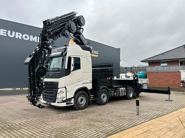 Volvo FH500 8X4 Kran HIAB X-HiPro858E-8 & Jib150x-6