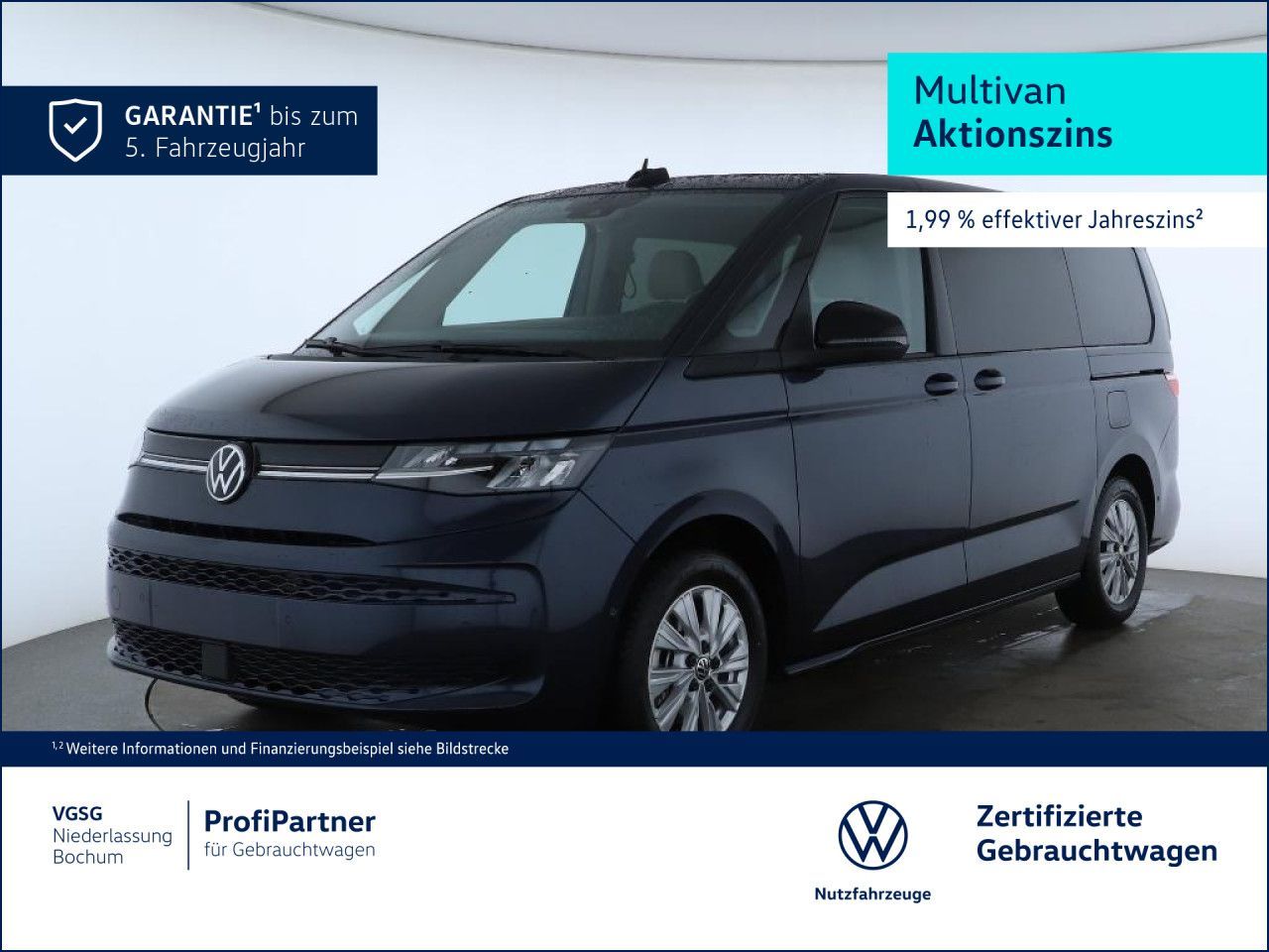 Volkswagen Multivan Life Lang AHK Navi Climatronic Sitzhzg.