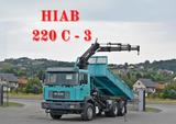 MAN 27-314 * HIAB 220 C - 3 + FUNK * 6x4 - MAN 2000 F