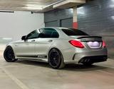 Mercedes-Benz C 63 S AMG | Ohne OPF | NP 110k - silberne Mercedes-Benz C 63 AMG