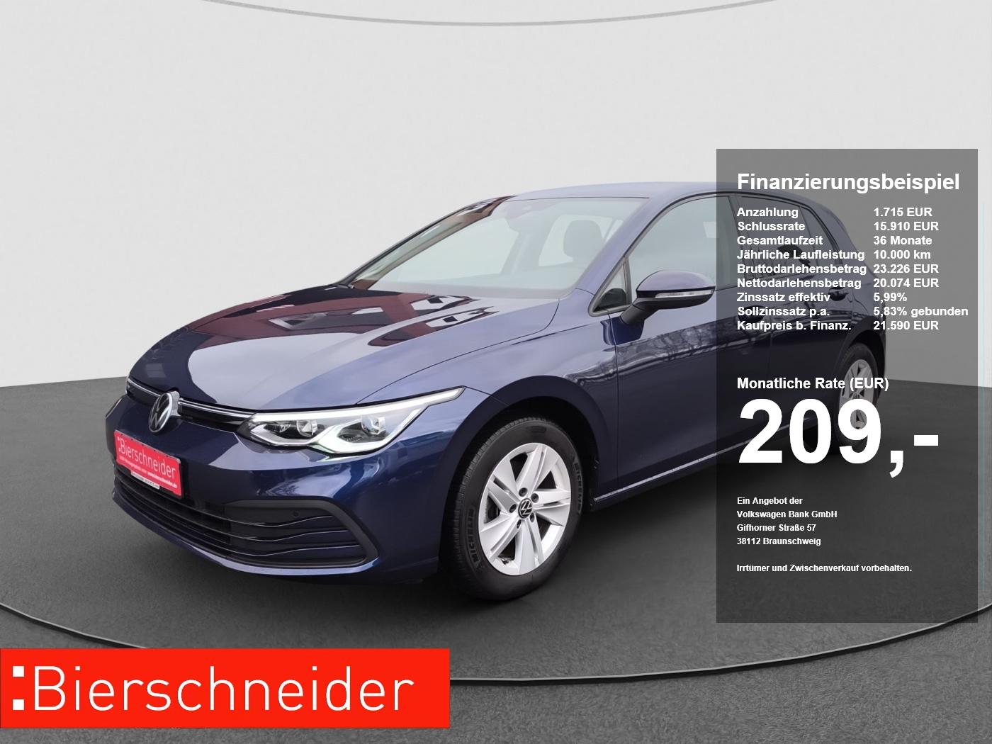 Volkswagen Golf 8 2.0 TDI DSG Life ACC NAVI SHZ LED CAM KEY, миниатюра 20