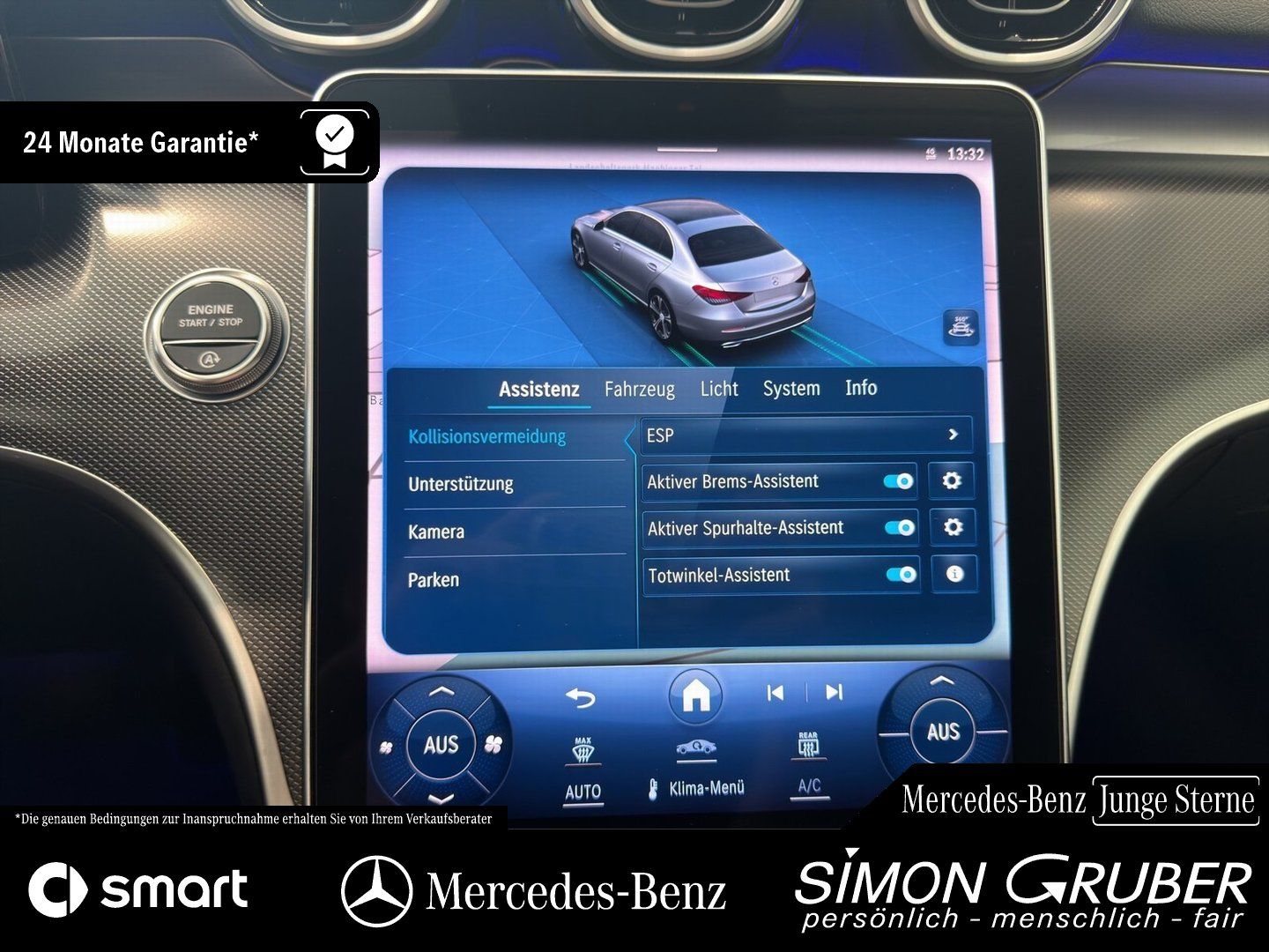 Fahrzeugabbildung Mercedes-Benz C 200 d Avantgarde Int/Ext Kamera Ambiente LED