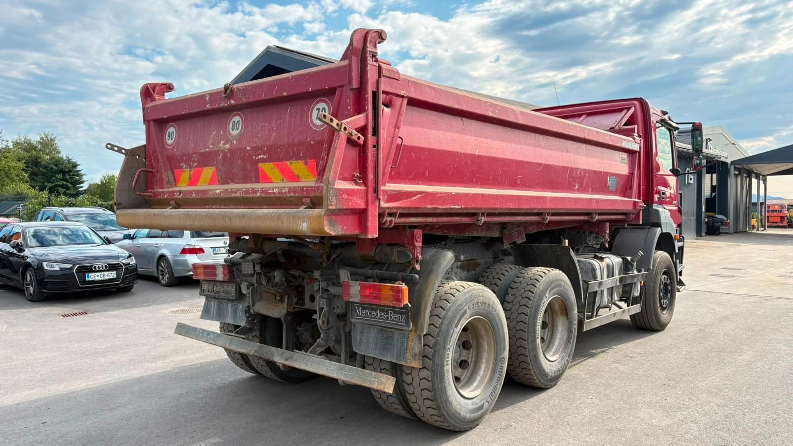 Mercedes-Benz AXOR 2643 K 6x4 meiller tipper - bordmatic
