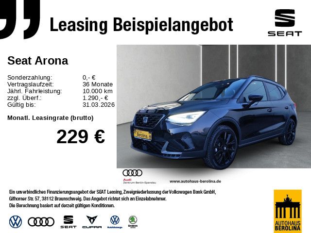 Seat Arona 1.0 TSI FR Black Edition DSG *Vision+*LED*