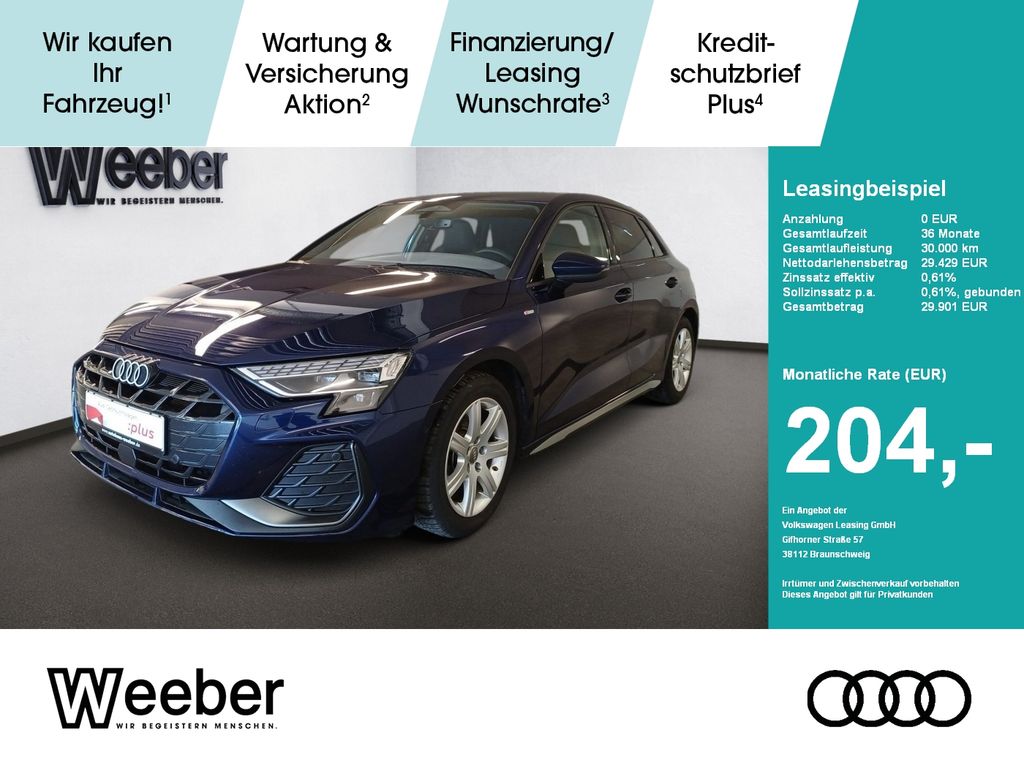 Audi A3 Sportback S line S tronic *KAMERA*NAVI*LED*SH