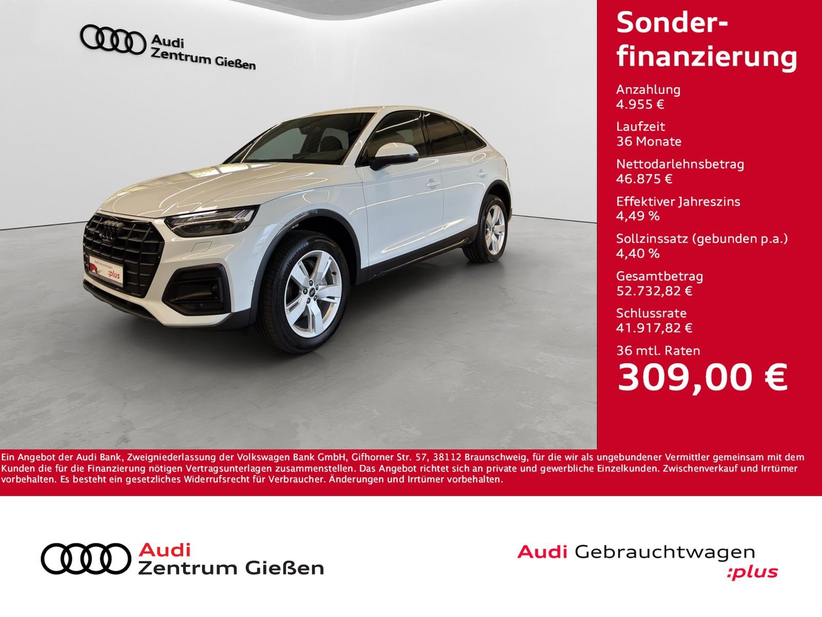 Audi Q5 Sportback 45 TFSI quattro advanced HuD AHK Ma