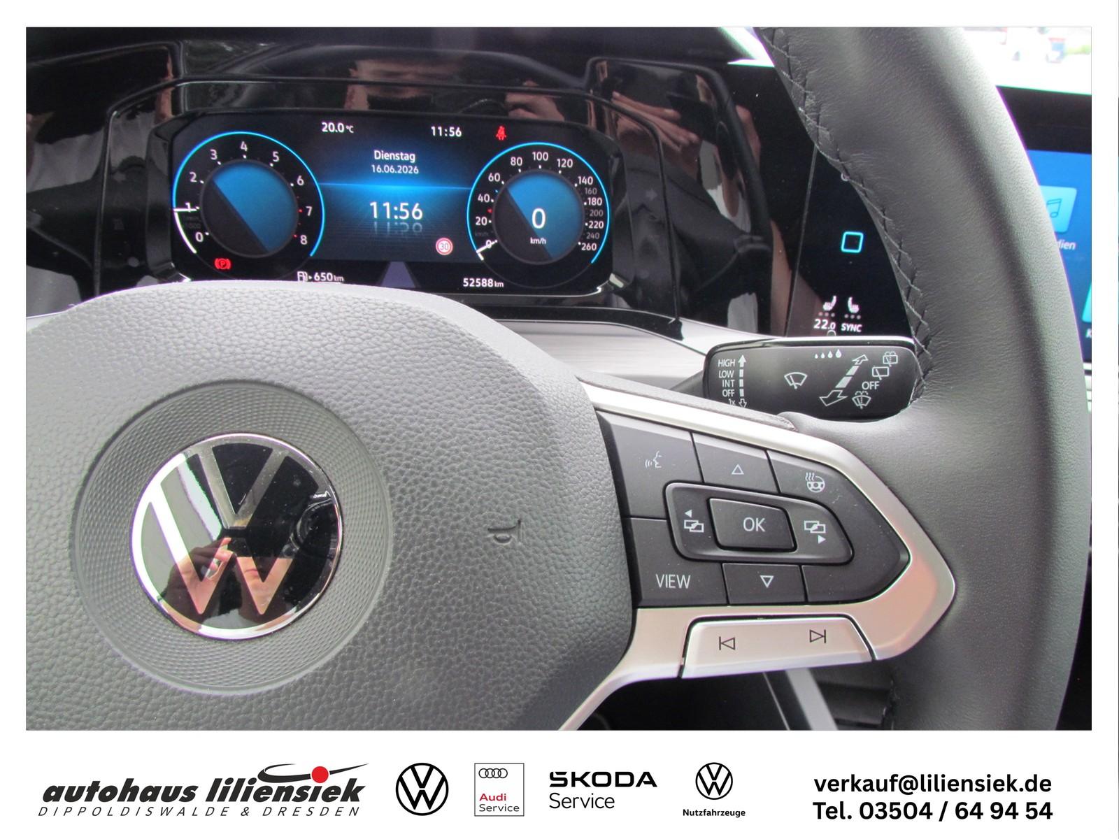 Volkswagen Golf 8 Variant 1.5 TSI Style 1HAND/AHK/NAVI/LED, миниатюра 13