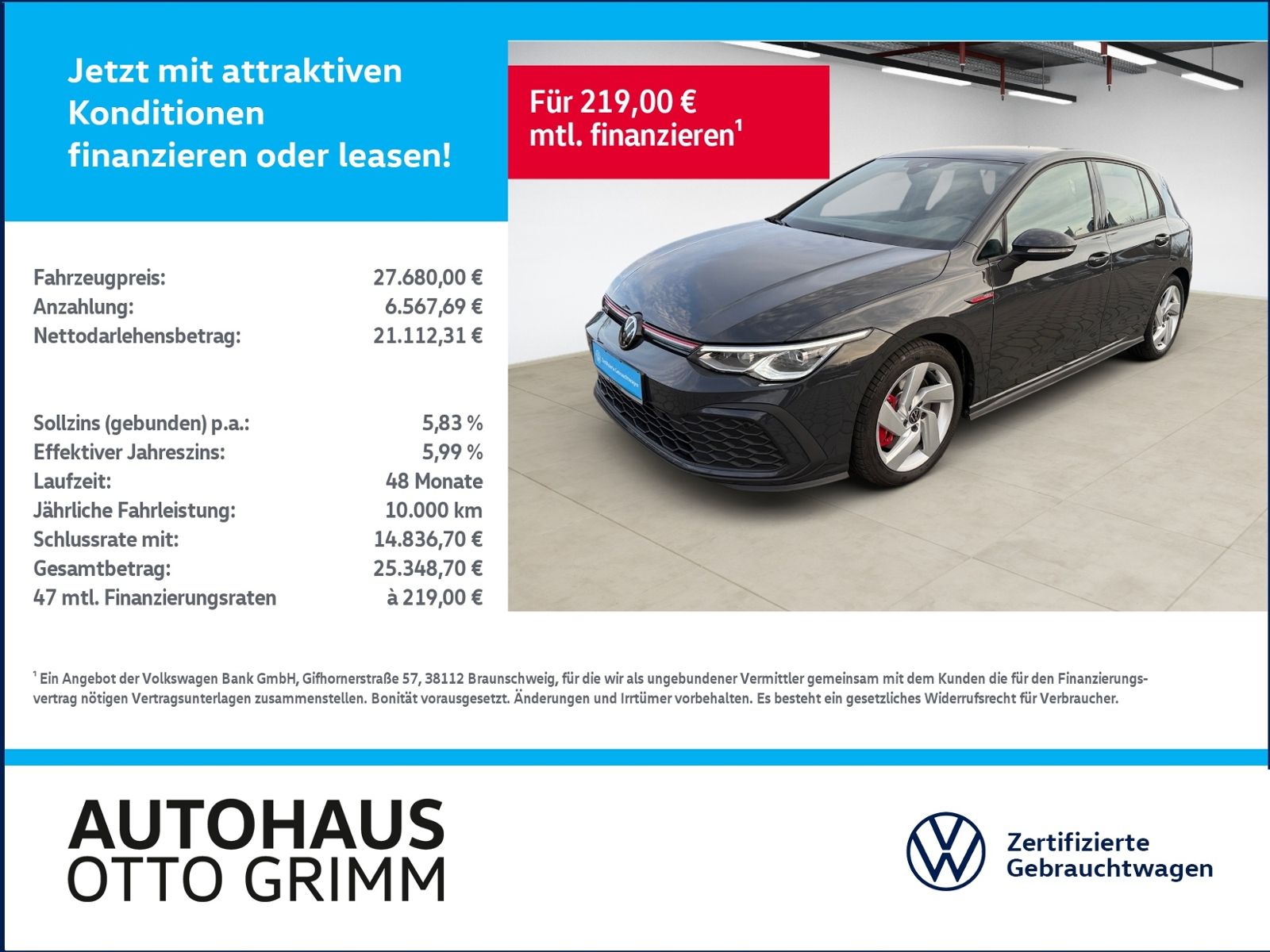 Volkswagen Golf VIII 2.0 TSI GTI DSG LED DAB foto 1