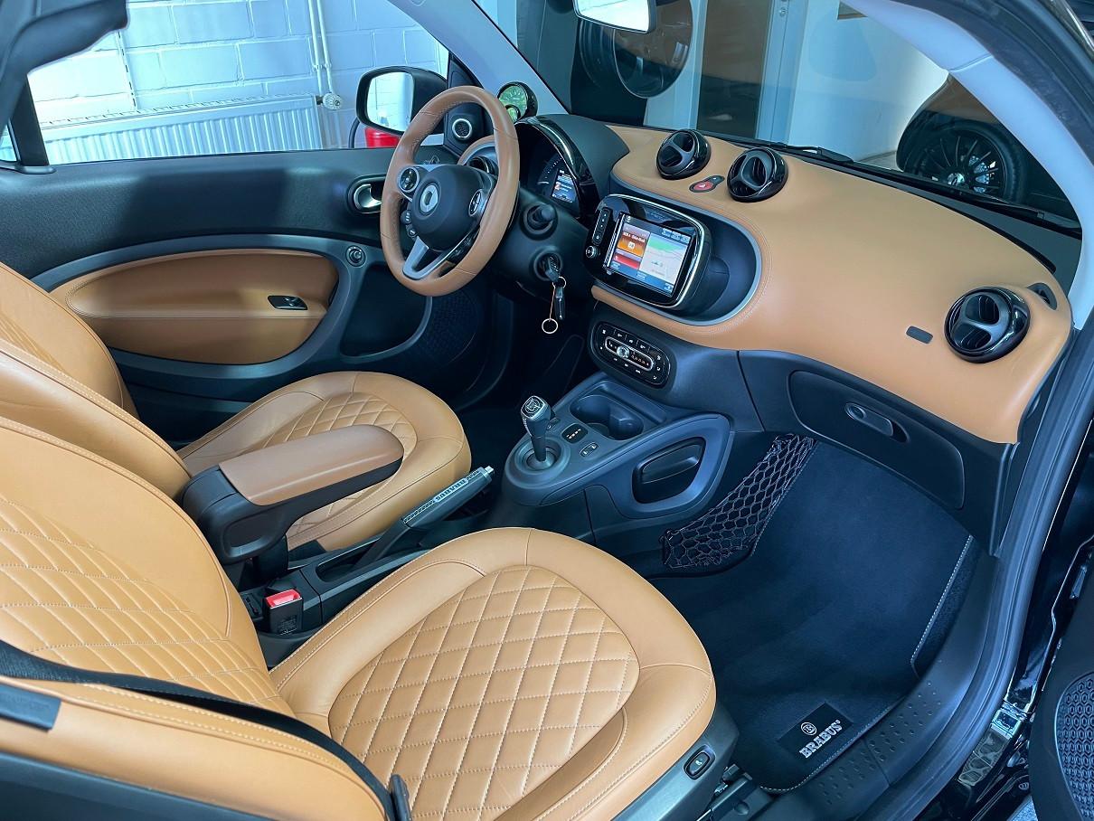 Smart BRABUS Tailor Made Leder braun TOPZUSTAND