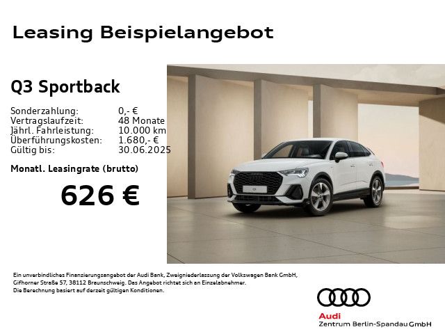 AUDI Q3 Sportback 35 TFSI S line S tronic *NAV+*SHZ*