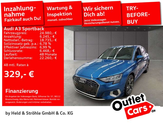 Audi A3 Sportback advanced 40 TFSI e S tronic NAV+