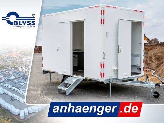 Blyss Bauwagen Anhänger 370x210x230cm 1300kg zGG