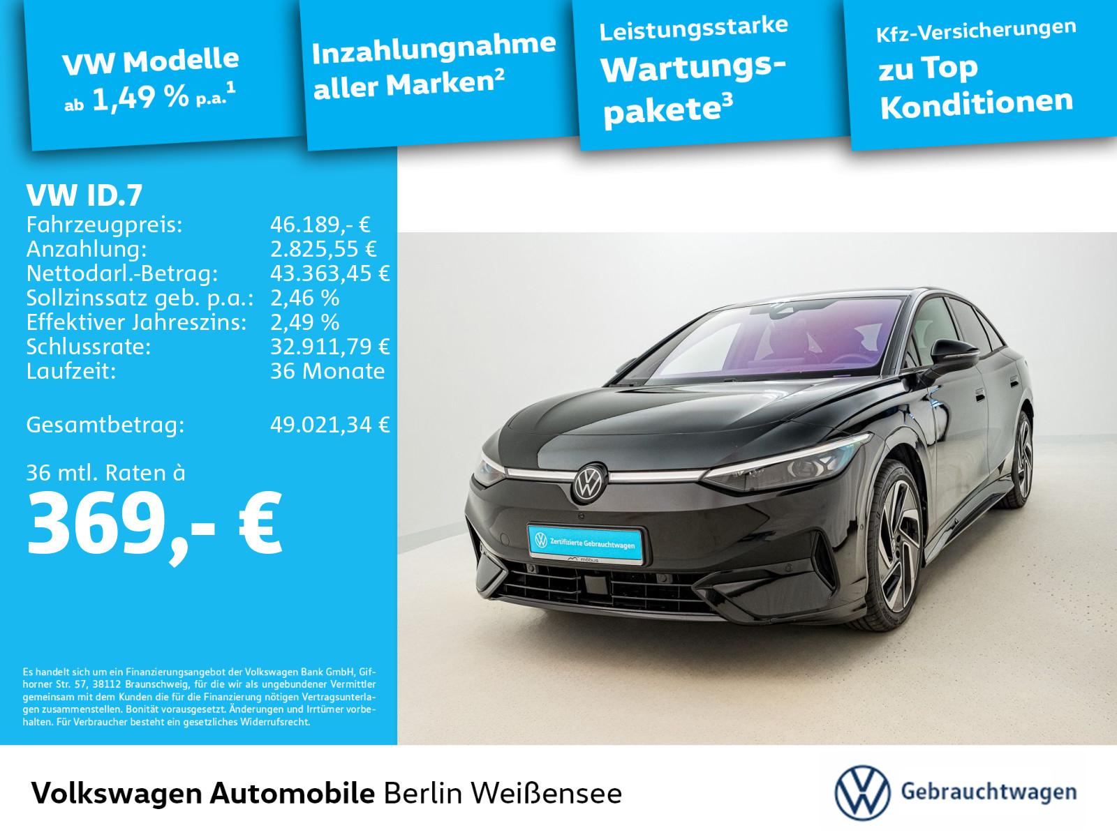 Volkswagen ID.7 Pro *WÄRMEPUMPE*360°*MASSAGE*AHK*LANE*LED*A