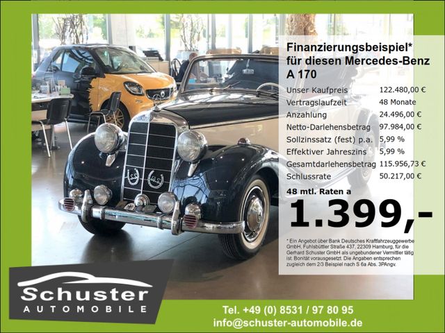 Mercedes-Benz A 170 S Cabriolet A* Leder Becker-Radio