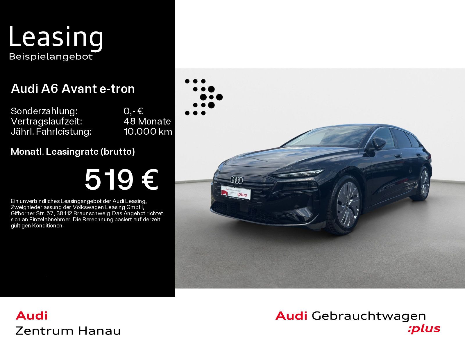 Audi A6 Avant e-tron advanced*0,25%*MATRIX*LUFT*AHK*A