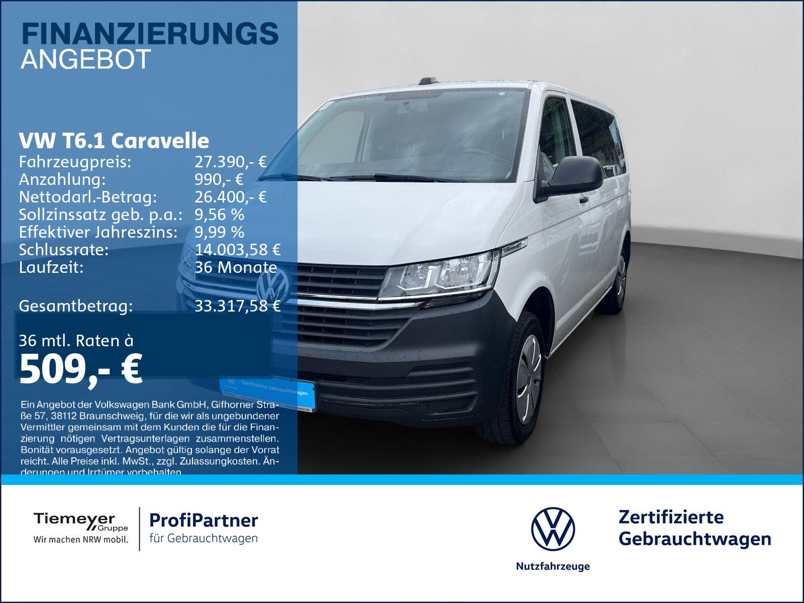 Volkswagen T6.1 Caravelle 9-SITZE NAVI KLIMA