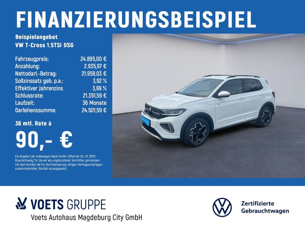 T-Cross 1.5TSI DSG R-Line IQ-LIGHT+AHK+NAVI+ACC