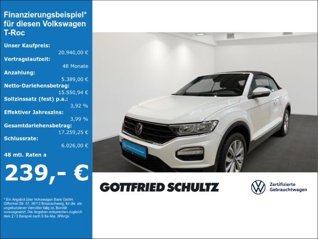 Volkswagen T-Roc Cabriolet STYLE TSI SITZHZG RADIO DAB  ZV 