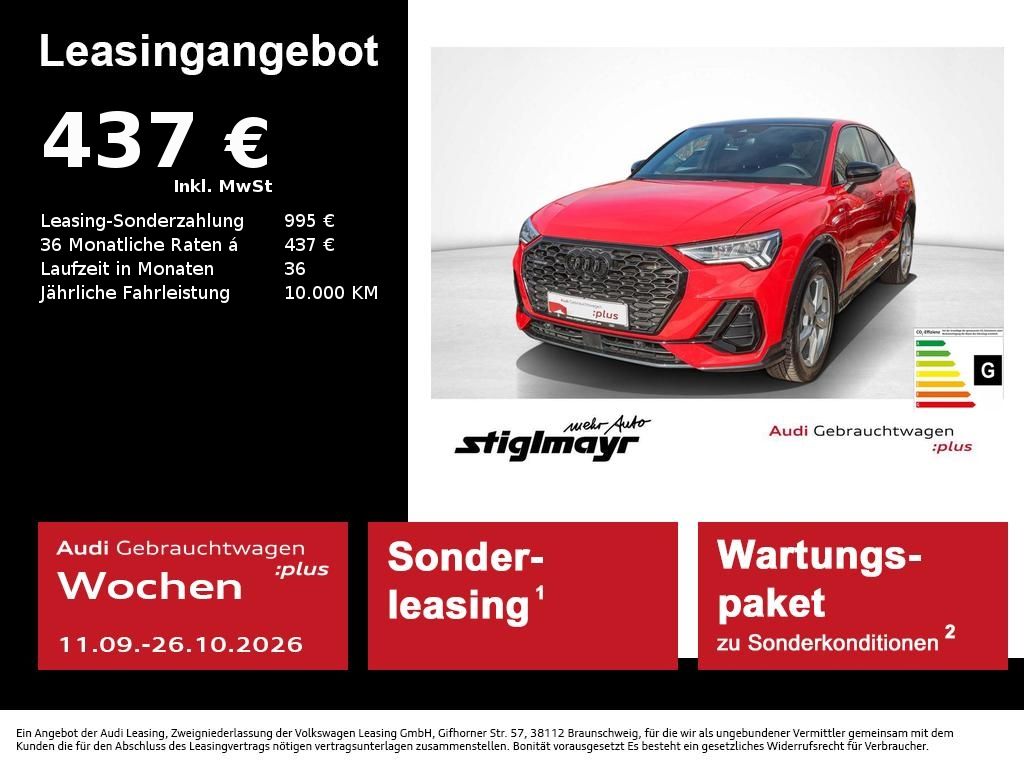 Q3 Sportback S-line 45 TFSI quattro MATRIX+PANO