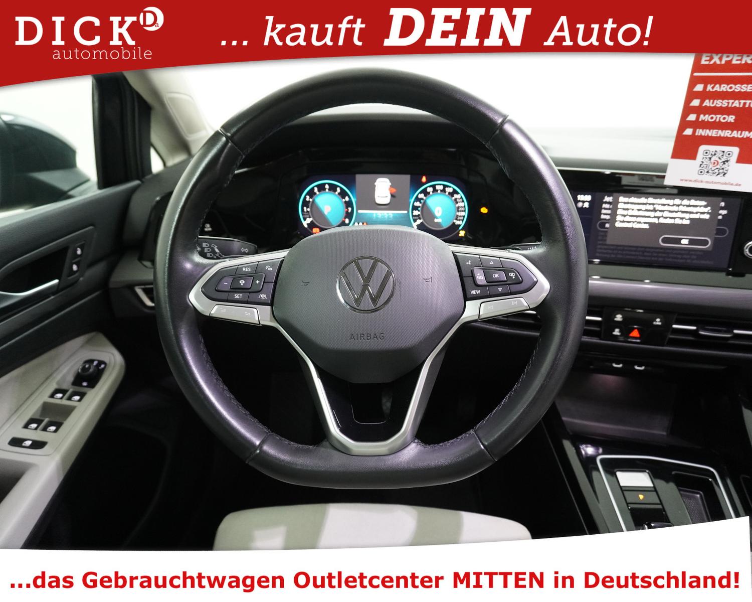 Volkswagen Golf VIII 1.5 eTSI Style MEMO+MASS+KAM+ACC+VIRTU, миниатюра 12