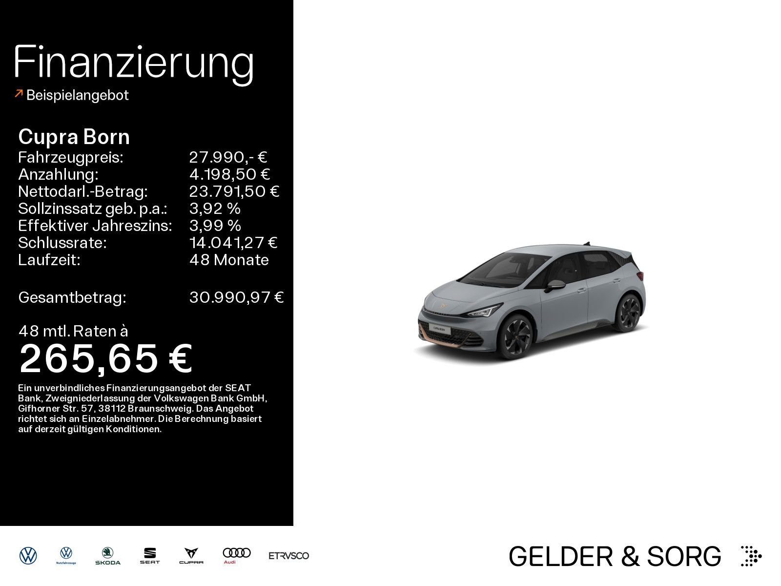 CUPRA Born 562km/WLTP*19Z*MirrorLink*LED*RFK*