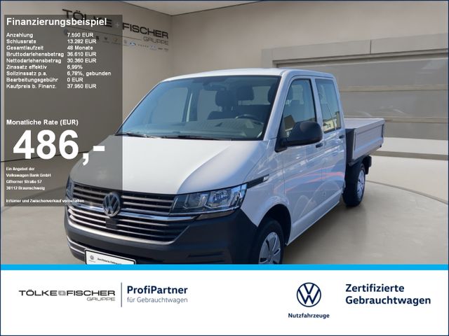 Volkswagen T6.1 DoKa Pritsche 2.0 TDI LR AHK Klima SHZ 2,8t