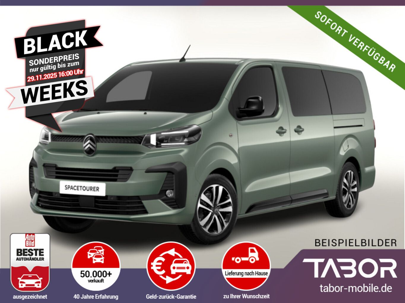 Citroën Spacetourer 180 AT8 Max XL Pano Nav Leder SHZ 8S