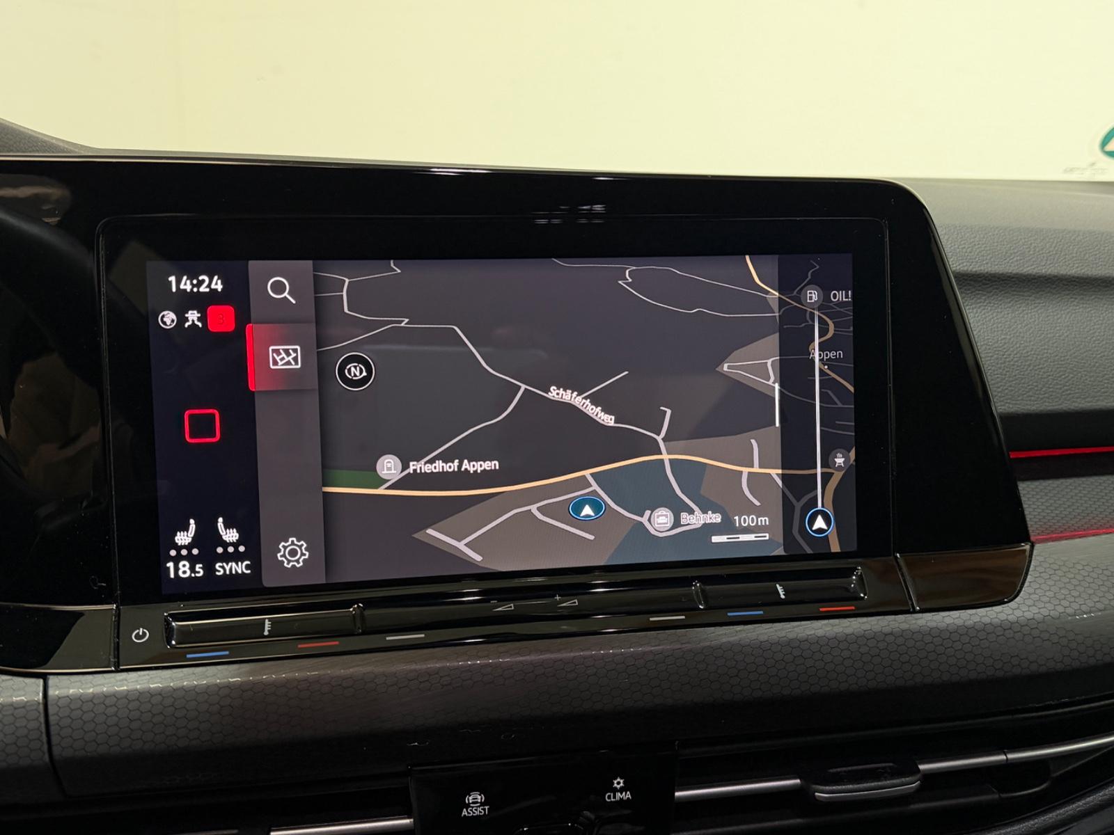 Volkswagen Golf VIII Lim. GTI/KAMERA/LED/SHZ/LHZ/CARPLAY, миниатюра 17