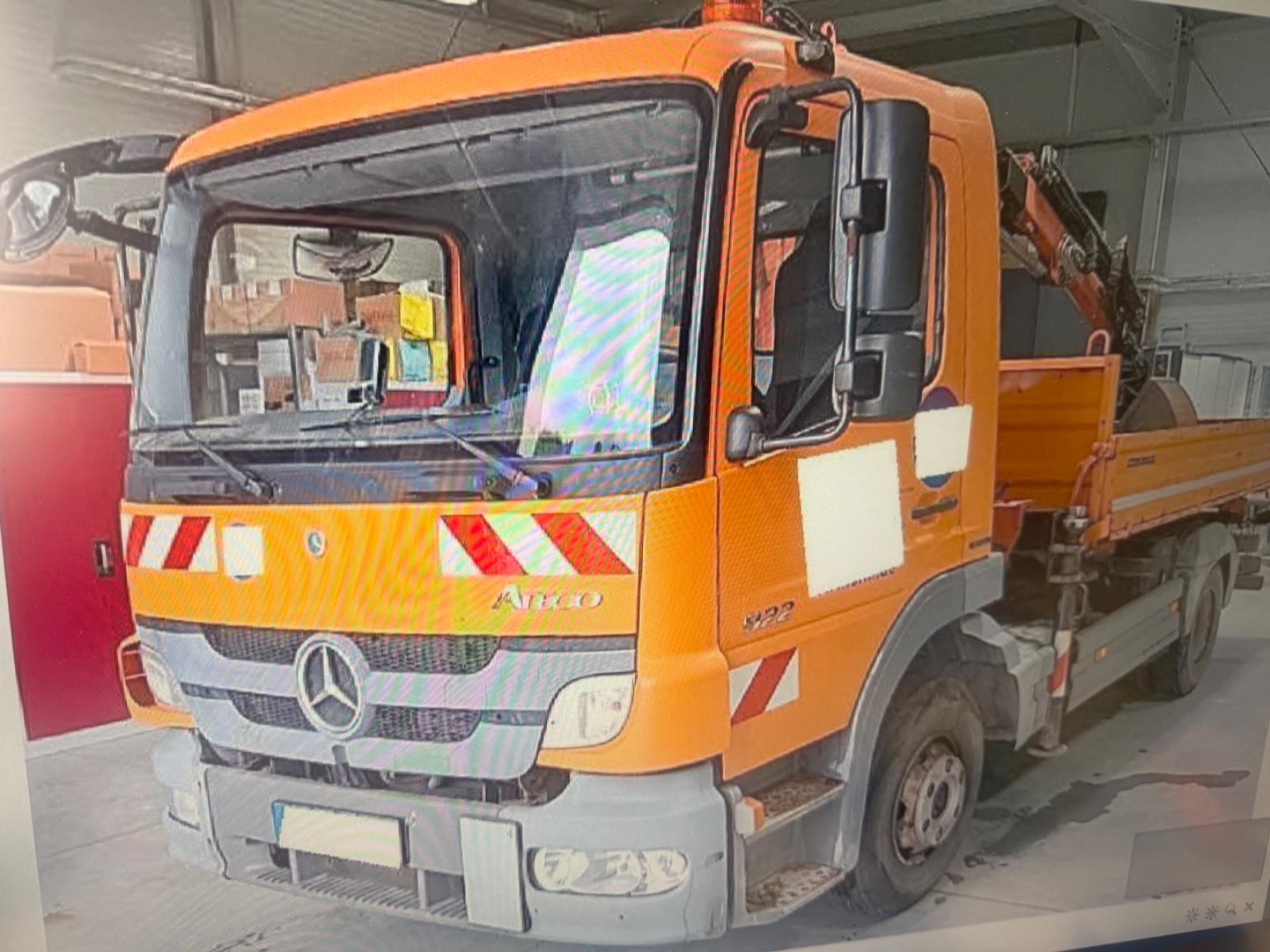 Mercedes-Benz Atego 922 3 Seitenkipper Atlas 65.2 Funk/Fern