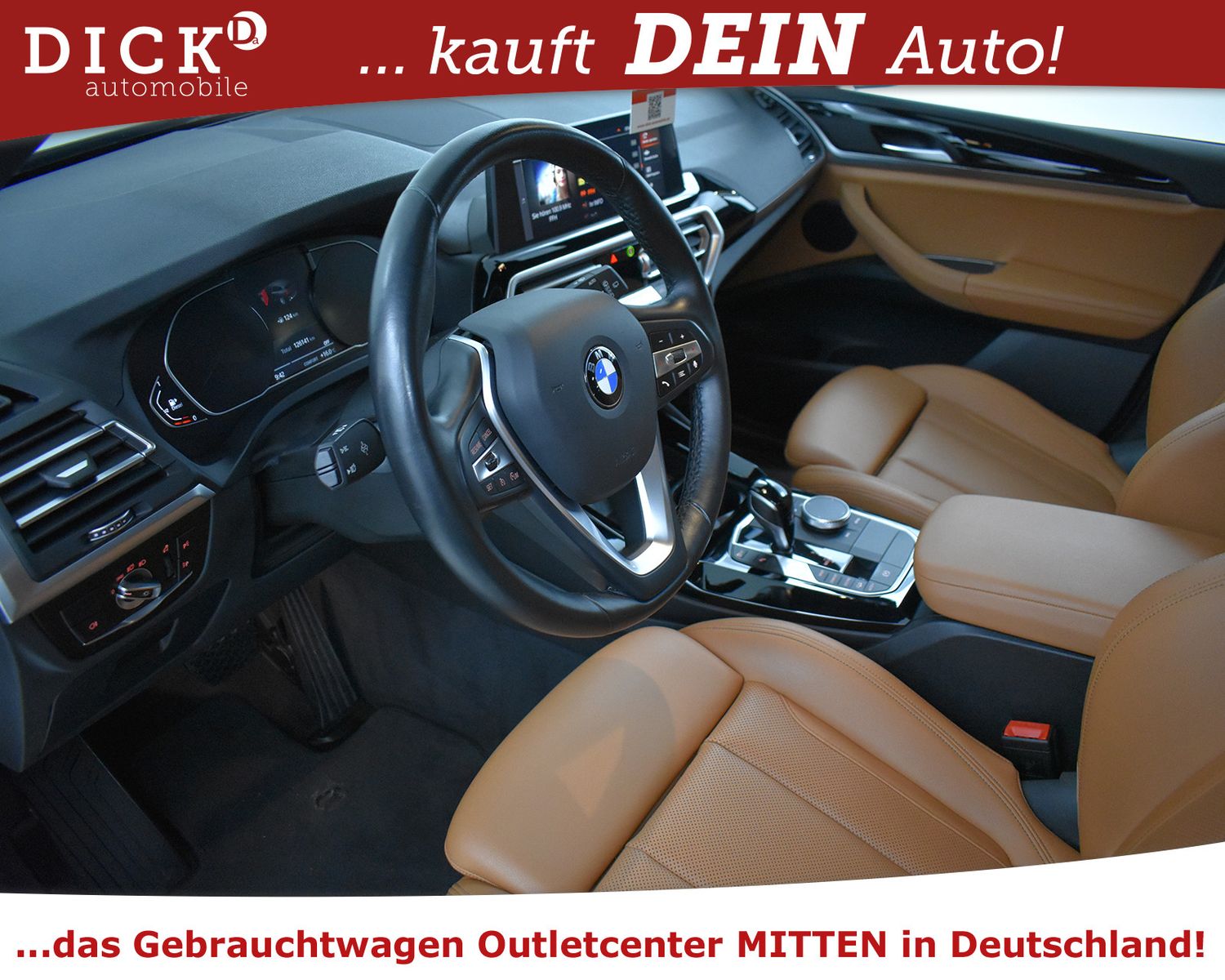 BMW X3 xDr 30d Aut. LEDER+NAVI+SHZ+LED+KAM+ACC+AHK+M - Image 10
