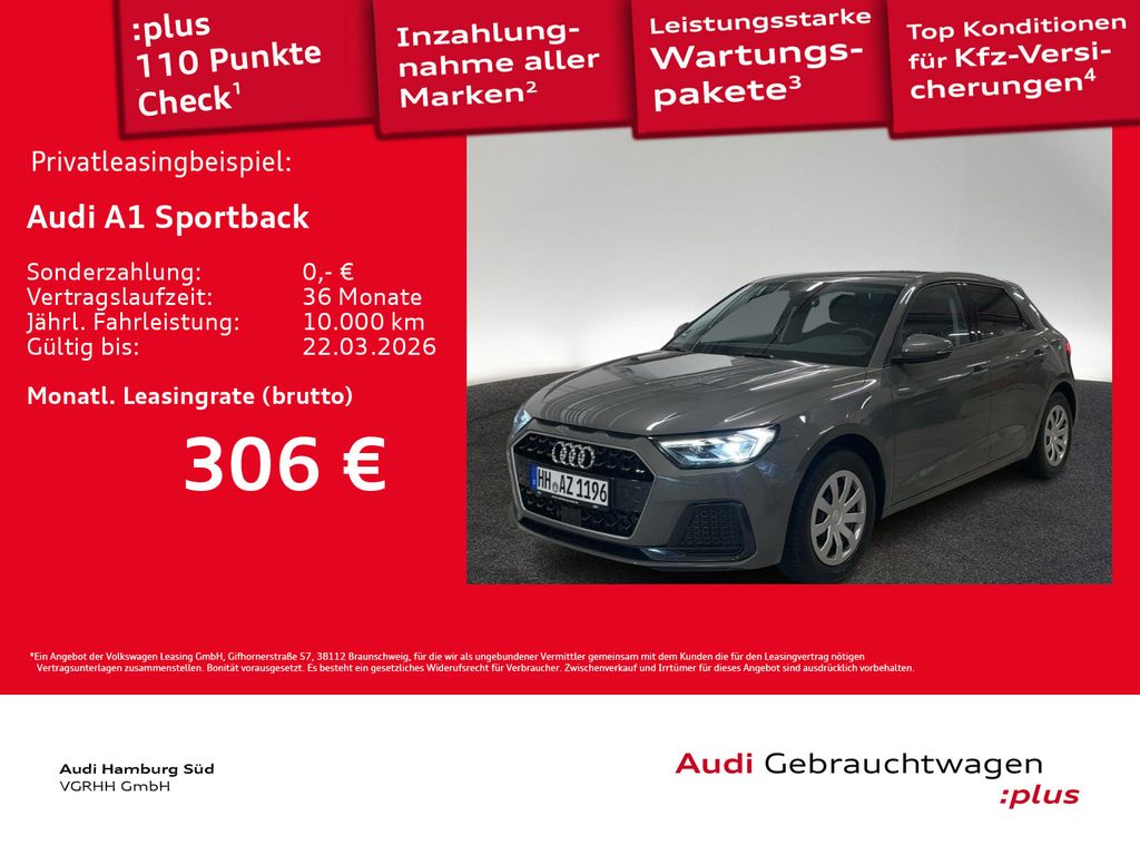 A1 Sportback 25 TFSI advanced S tronic LED/ACC